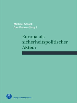 cover image of Europa als sicherheitspolitischer Akteur